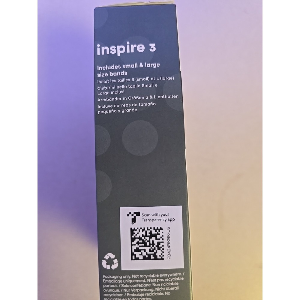 Fitbit Inspire 3 | Heart Rate Monitor | Health & Fitness Tracker | Authentic - Picture 4 of 5